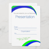 Sie sind zu einer Veranstaltung eingeladen Einladung (Vorne/Hinten)