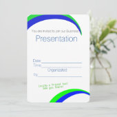 Sie sind zu einer Veranstaltung eingeladen Einladung (Stehend Vorderseite)