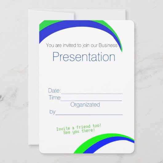 Sie sind zu einer Veranstaltung eingeladen Einladung (Vorderseite)