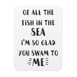 Sie sind zu mir gewandert - Romantisches Zitatmaga Magnet