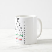 Sie sind zu Nahe, sonnige, soziale Distanziern der Kaffeetasse (VorderseiteRechts)