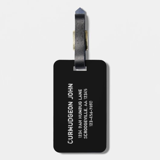 Sie sind zu Nahes antisoziales Zitat Gepäckanhänger (Rückseite vertikal)