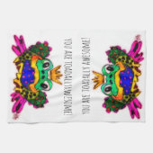 Sie sind zu Phantastisch Frog 1/2 Falte Geschirrtuch (Horizontal)