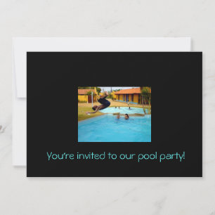 Sie sind zu unserem Pool-Party eingeladen! Einladung