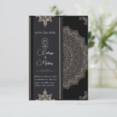 Sie sind zu unserer Hochzeit eingeladen | SAVE THE Date (Stehend Vorderseite)