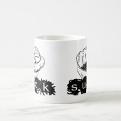 Sie sind zum Kotzen Kaffeetasse (Mittel)