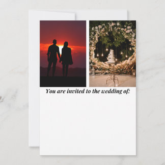 Sie sind zur Hochzeit von Einladung