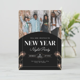 Sie sind zur Silvesterparty eingeladen Einladung