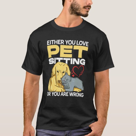 Sie sitzen entweder auf der Liebe oder Sie sind fa T-Shirt (Vorderseite)