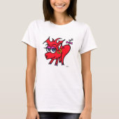 sie smirk - Farbe T-Shirt (Vorderseite)