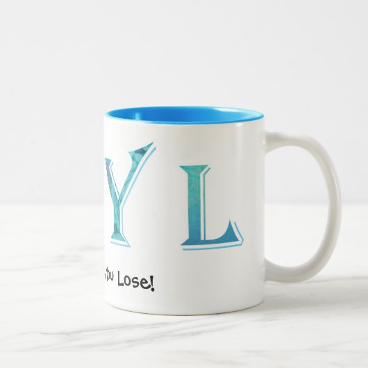 Sie Snooze, Sie verlieren Zweifarbige Tasse (Rechts)