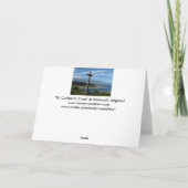 "Sie sollen Liebe Ihr Nachbar als selbst " Karte (Rückseite)