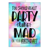 Sie sollten am Geburtstag wie MAD Party haben (Vorne)