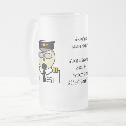 Sie sollten es vom mattierten flightdeck sehen mattglas bierglas (Vorderseite Links)