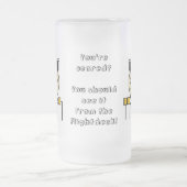 Sie sollten es vom mattierten flightdeck sehen mattglas bierglas (Mittel)