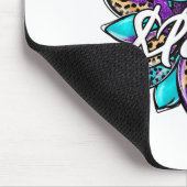 Sie Sonnenblumen Semicolon Leopard Suizidpräventio Mousepad (Ecke)