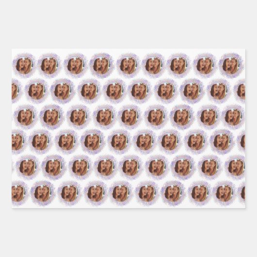 Sie sparkle und schine Papierblätter Geschenkpapier Set (Vorderseite)