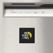 Sie spielt, ich zahle Softll Dad von einem Softll- Magnet (In Situ (Geschirrspüler))
