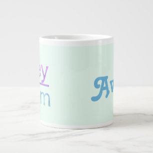 Sie sprechen   Ihr Name   farbig Jumbo-Tasse