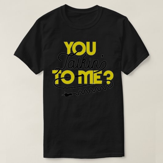 Sie sprechen mit mir Taxiträger-Angebot T-Shirt (Design vorne)