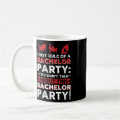 Sie sprechen nicht über diese Bachelor Party! Kaffeetasse (Links)