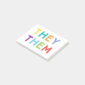 sie sprechen post-it klebezettel (angewinkelt)