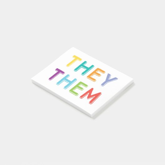 sie sprechen post-it klebezettel (angewinkelt)