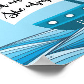 Sie stand im Sturm Poster (Ecke)