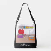 Sie stecken Ihr Herz in Ihre Arbeit: Tragetaschen Mit Langen Trägern (Rückseite)