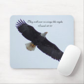 Sie steigen auf Flügeln wie Adlern an Mousepad (Mit Mouse)