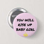 Sie steigen oben Baby Button (Vorne & Hinten)