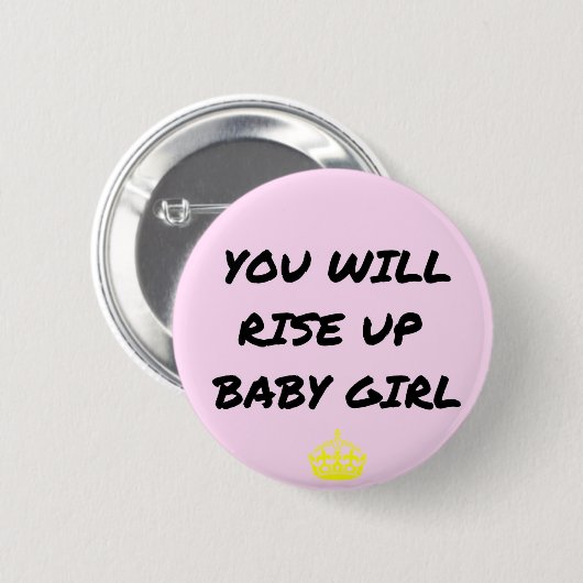 Sie steigen oben Baby Button (Vorne & Hinten)