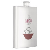 Sie stellen Miso glückliche Flasche her Flachmann (Rechts)