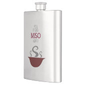 Sie stellen Miso glückliche Flasche her Flachmann (Links)