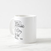 Sie stellen sich zu arbeiten kaffeetasse (Vorderseite Links)