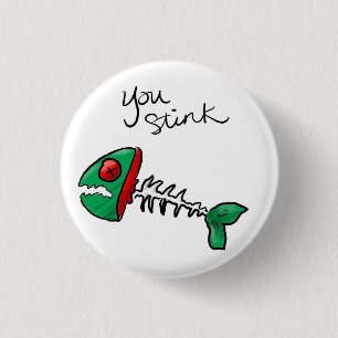 Sie stinken! button