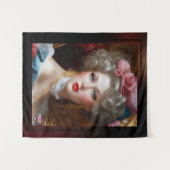 Sie sucht Liebe von Xzendor7 Wandteppich (Vorderseite (Horizontal))