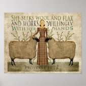 Sie sucht Wool & Flax Poster (Vorne)