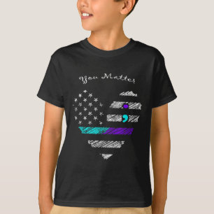 Sie Suizidprävention Bewusstsein Suizid Walk T-Shirt