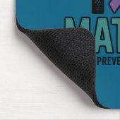Sie Suizidpräventions-Bewusstseins-Schleife  Mousepad (Ecke)
