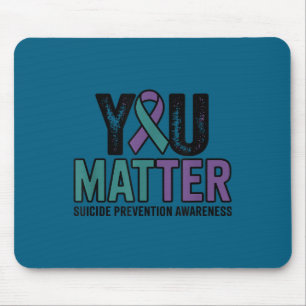 Sie Suizidpräventions-Bewusstseins-Schleife Mousepad