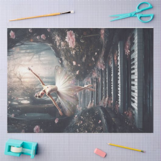 Sie tanzt für die Bäume Seidenpapier (Basteln)