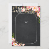 Sie tat es, Chalkboard Graduierungsparty Einladung (Rückseite)