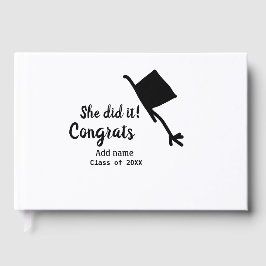 Sie tat es Glückwunsch Abschluss geben Studentenna Gästebuch