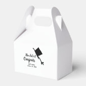 Sie tat es Glückwunsch Abschluss geben Studentenna Geschenkschachtel (Rückseite)