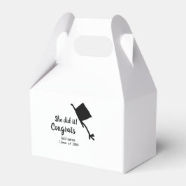 Sie tat es Glückwunsch Abschluss geben Studentenna Geschenkschachtel