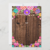 Sie tat es, mexikanische Graduiertenpartei Einladung (Rückseite)