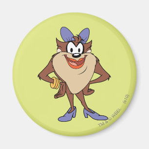 Sie-Teufel in Farbe Magnet