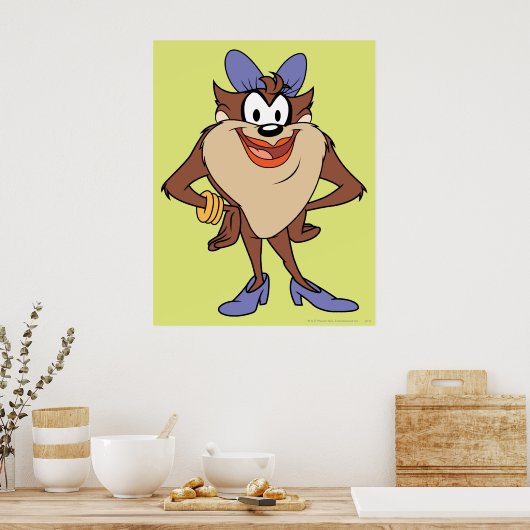 Sie-Teufel in Farbe Poster (Küche)