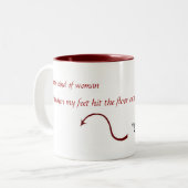 Sie Teufel-Tasse            … Zweifarbige Tasse (Vorderseite Links)